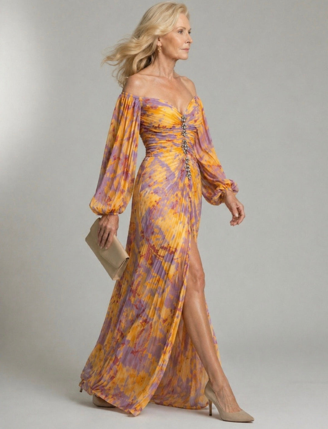 Emeline New York™ | Elegant Dress with V-Neck