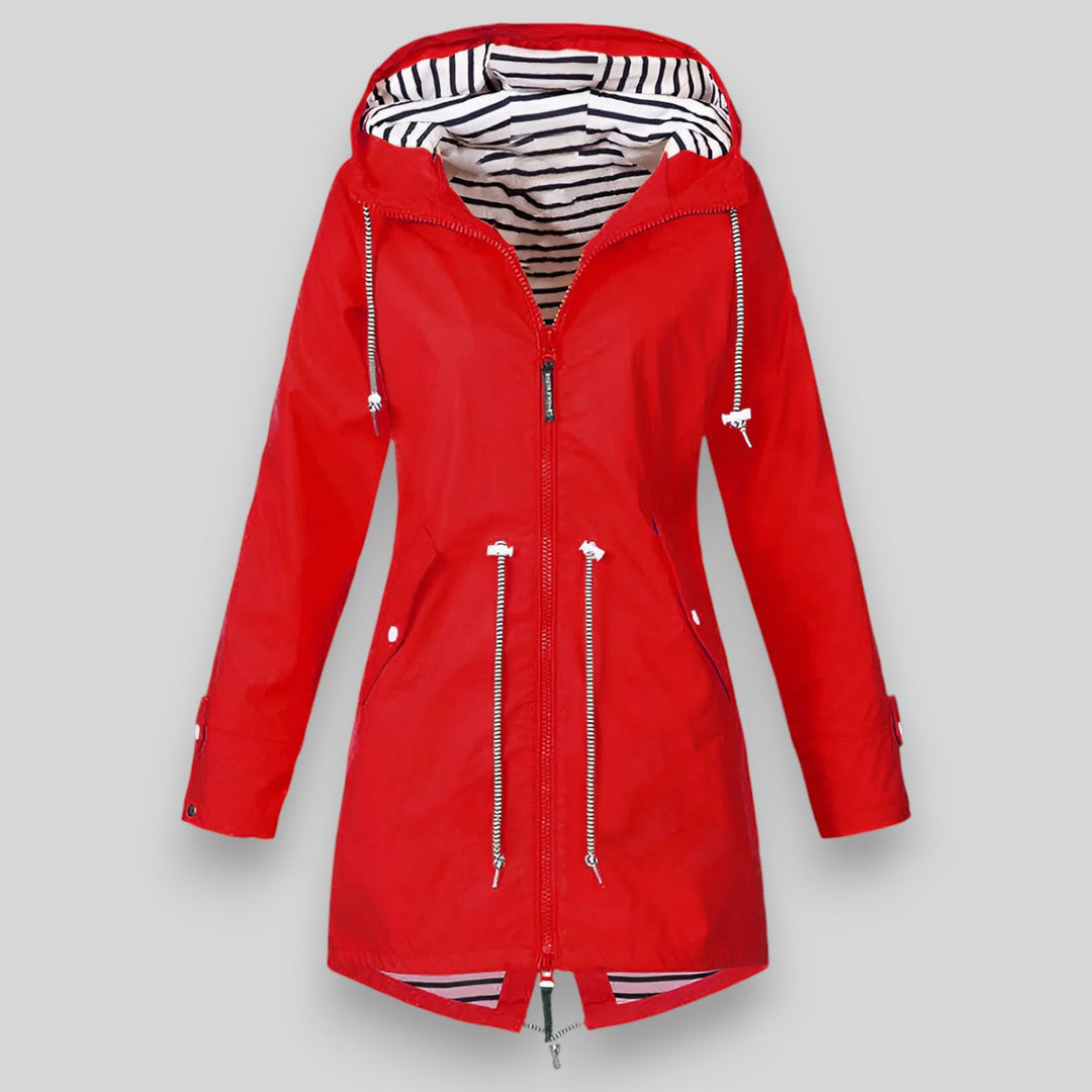 Elise | Waterproof Longline Rain Jacket