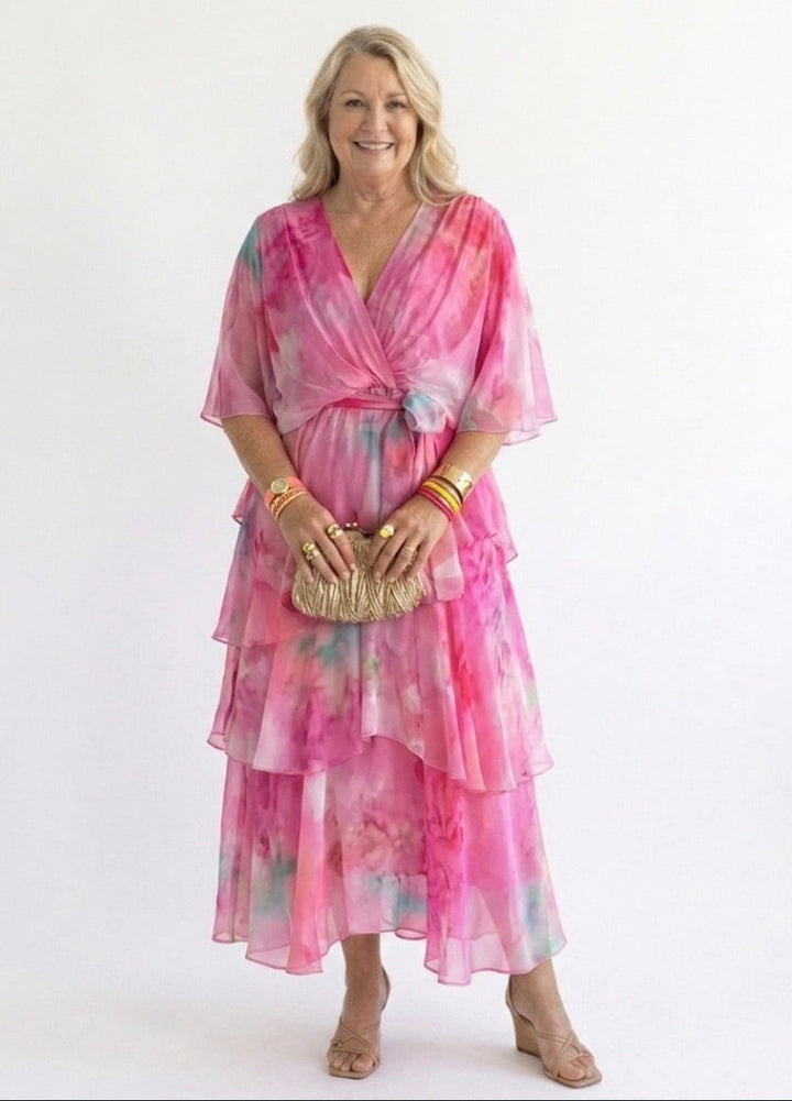 Emeline New York™ | Layered Floral Sun Dress