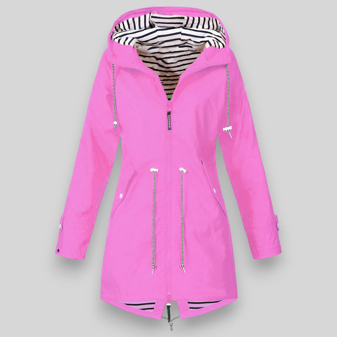 Elise | Waterproof Longline Rain Jacket