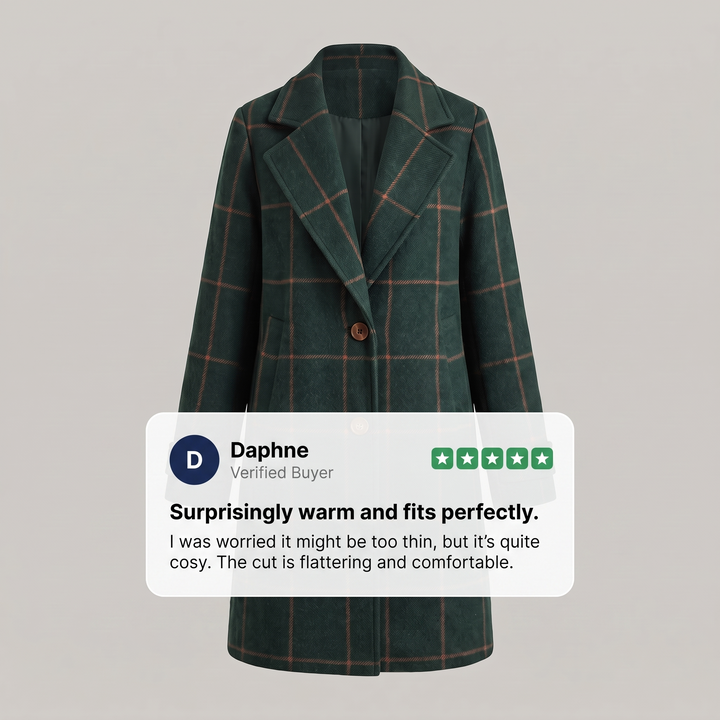 Elowen Classic Checkered Coat