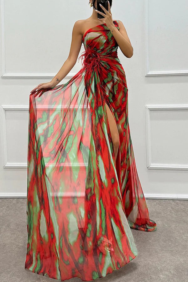 Emeline New York™ | Vibrant Draped Dress