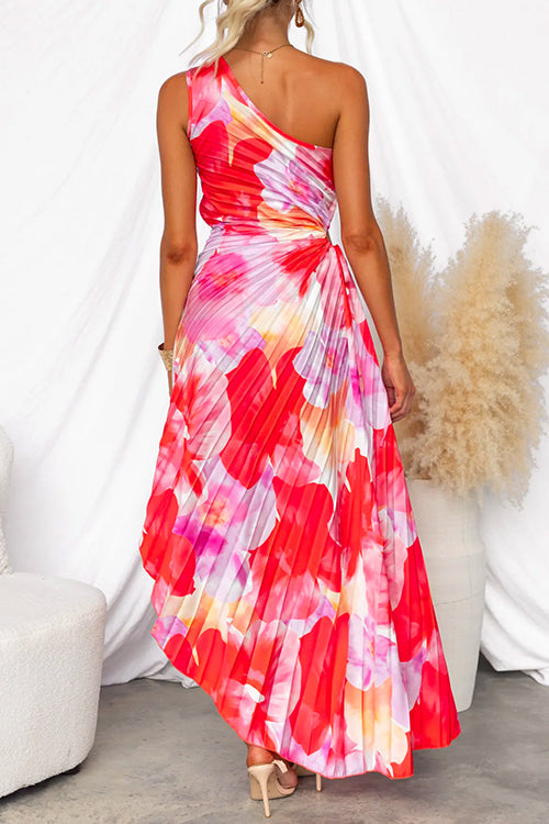 Emeline New York™ | Pleated One-Shoulder Dress