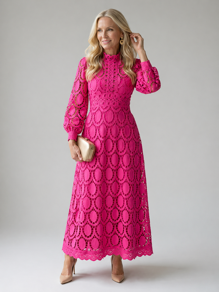 Emeline New York™ | Lace Midi Dress