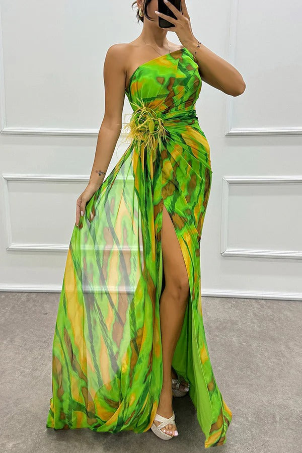 Emeline New York™ | Vibrant Draped Dress