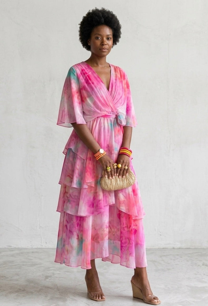 Emeline New York™ | Layered Floral Sun Dress