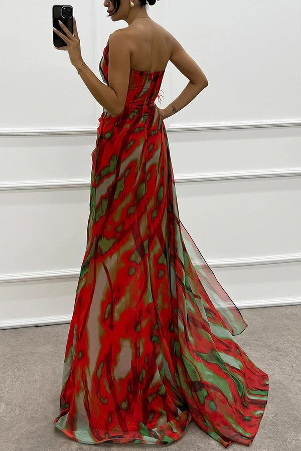 Emeline New York™ | Vibrant Draped Dress