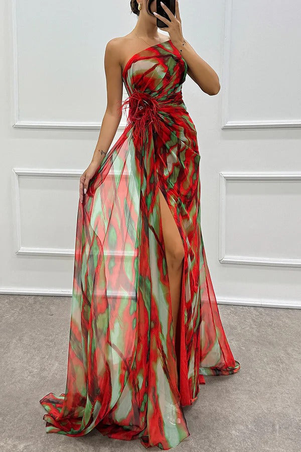 Emeline New York™ | Vibrant Draped Dress