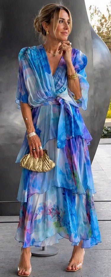 Emeline New York™ | Layered Floral Sun Dress