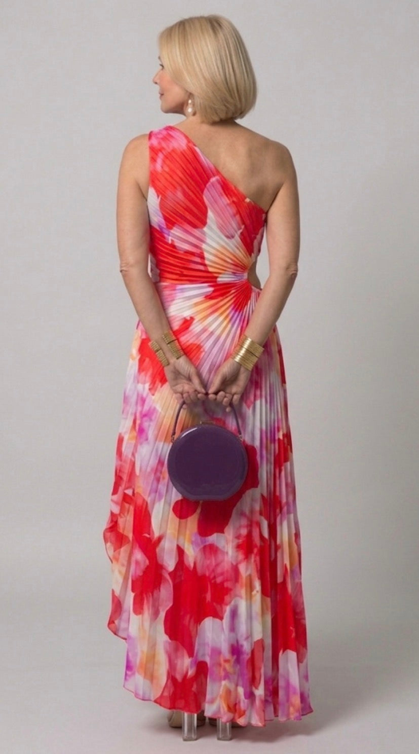 Emeline New York™ | Pleated One-Shoulder Dress
