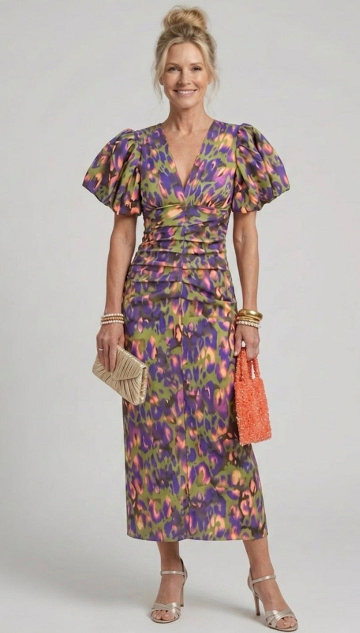 Emeline New York™ | Dress with Puff Sleeves
