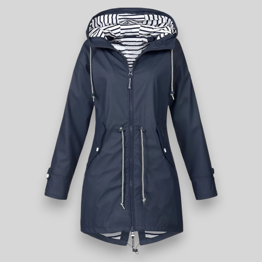 Elise | Waterproof Longline Rain Jacket