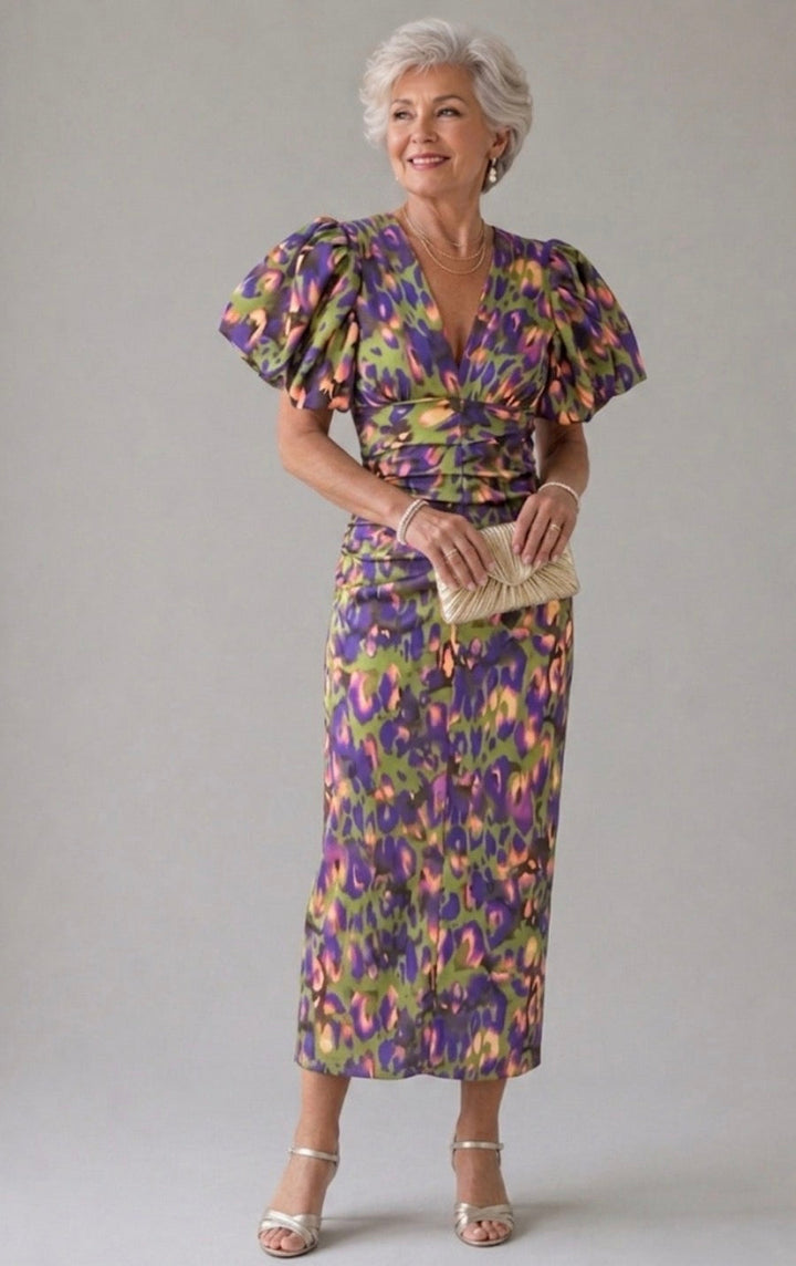 Emeline New York™ | Dress with Puff Sleeves