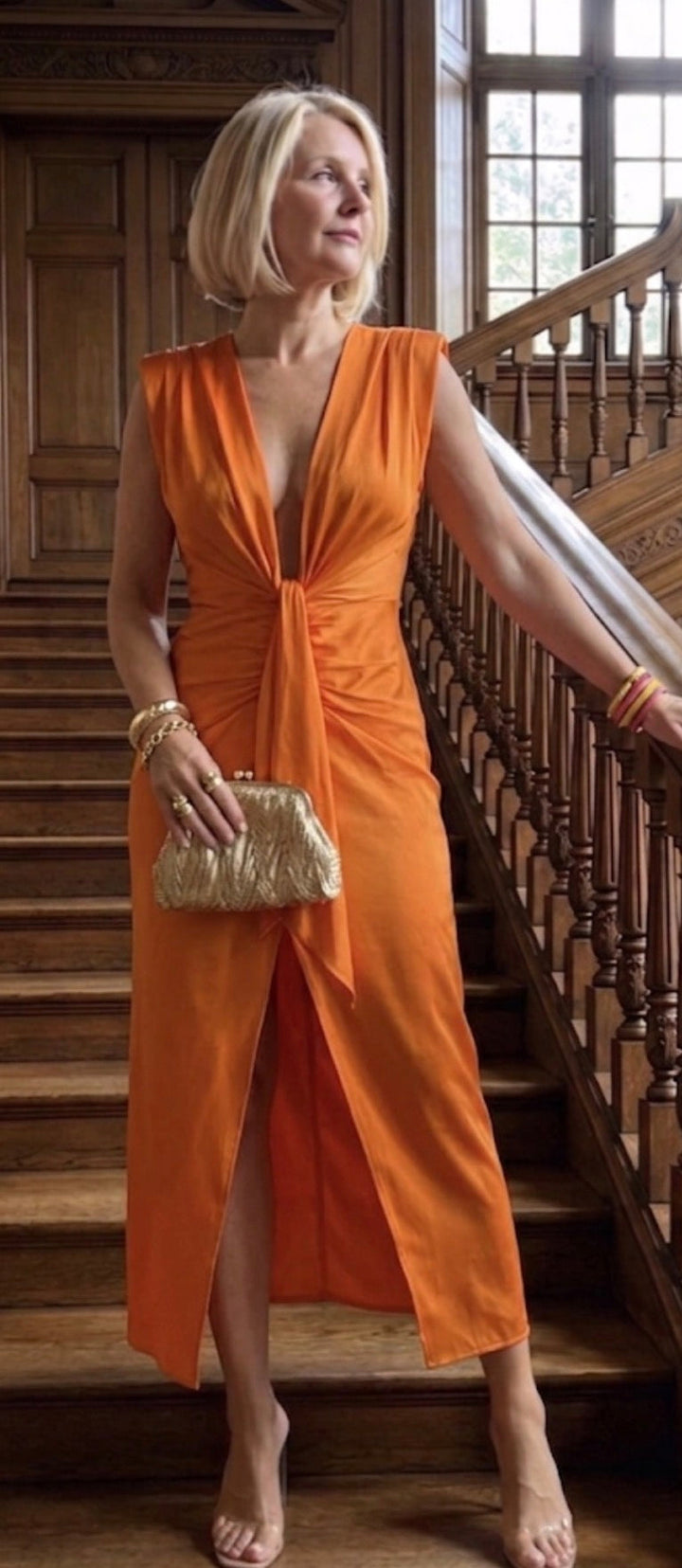 Emeline New York™ | Elegant Pleated Dress