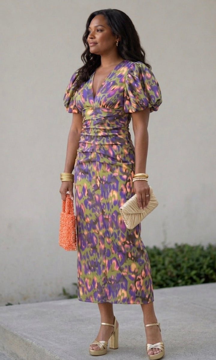 Emeline New York™ | Dress with Puff Sleeves