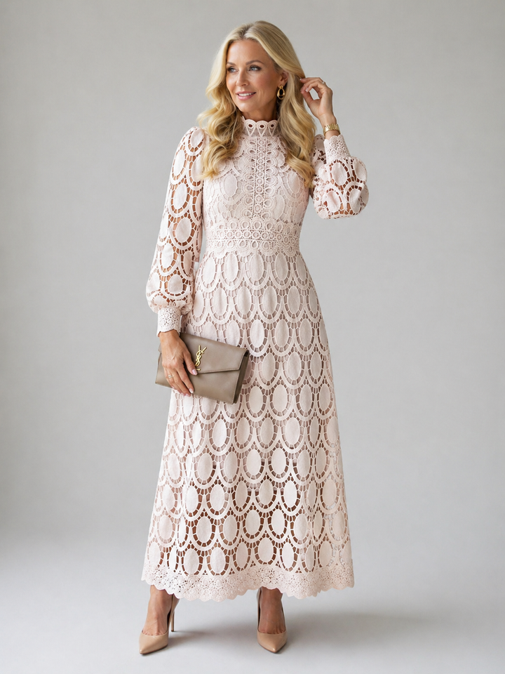 Emeline New York™ | Lace Midi Dress