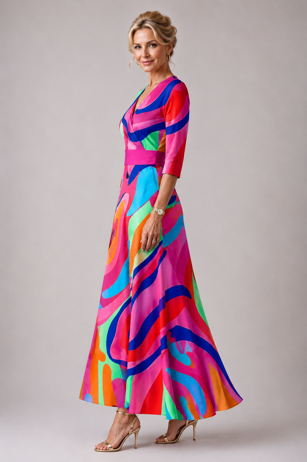 Emeline New York™ | Comfortable dress for every day with V-neck