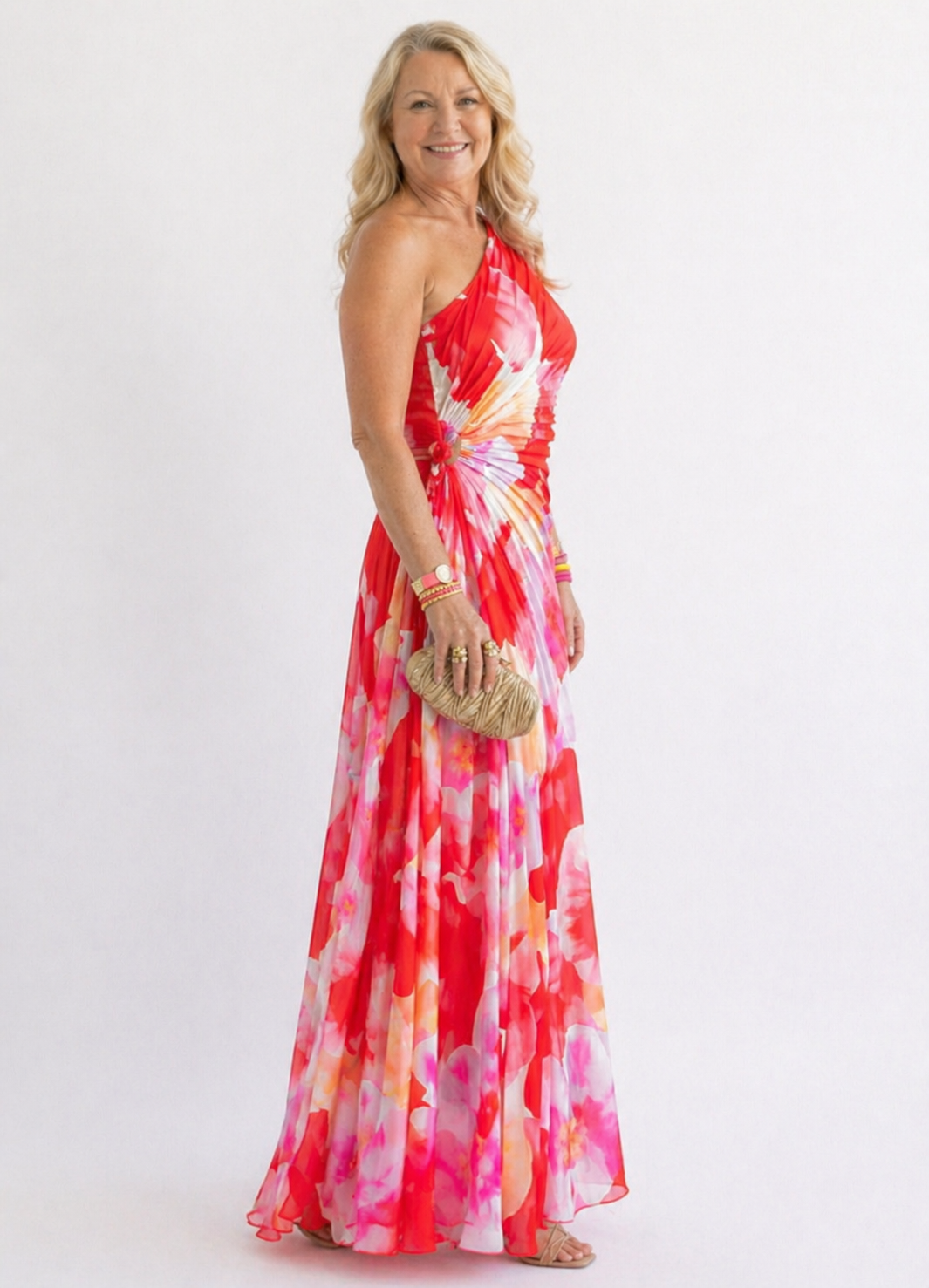 Emeline New York™ | Vibrant Tropical Evening Dress