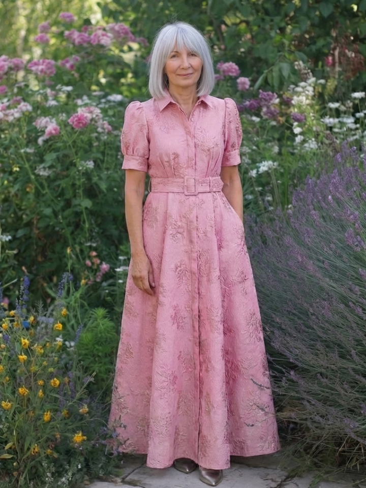 Emeline New York™ | Belted Floral Maxi Dress