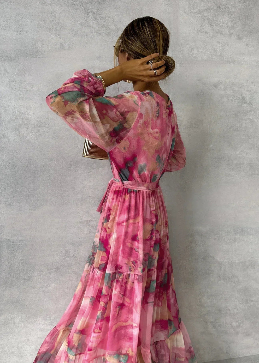 Emeline New York™ | Wrap Dress with Floral Print