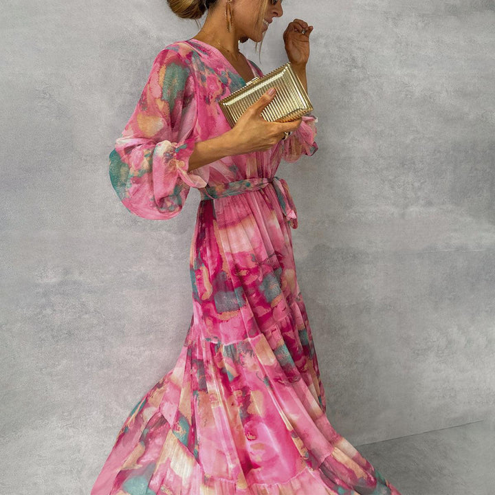 Emeline New York™ | Wrap Dress with Floral Print