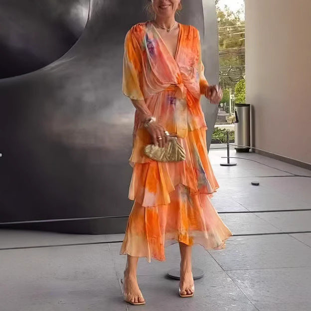 Emeline New York™ | Layered Floral Sun Dress