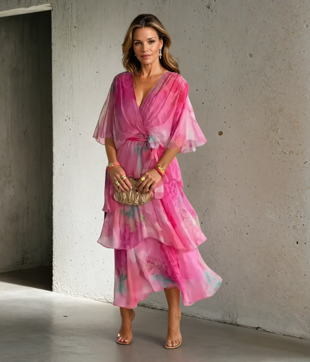 Emeline New York™ | Layered Floral Sun Dress