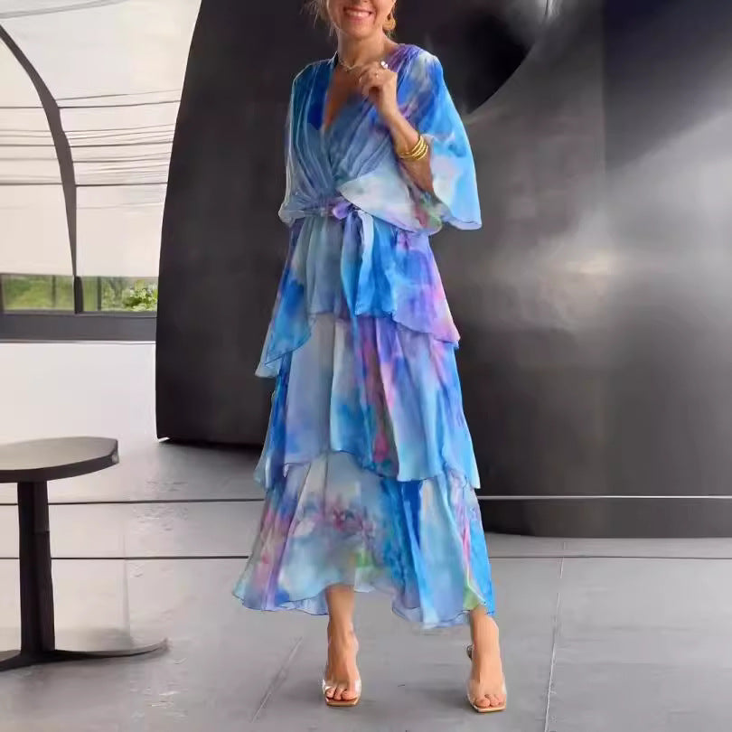 Emeline New York™ | Layered Floral Sun Dress