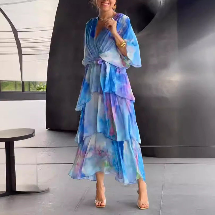 Emeline New York™ | Layered Floral Sun Dress