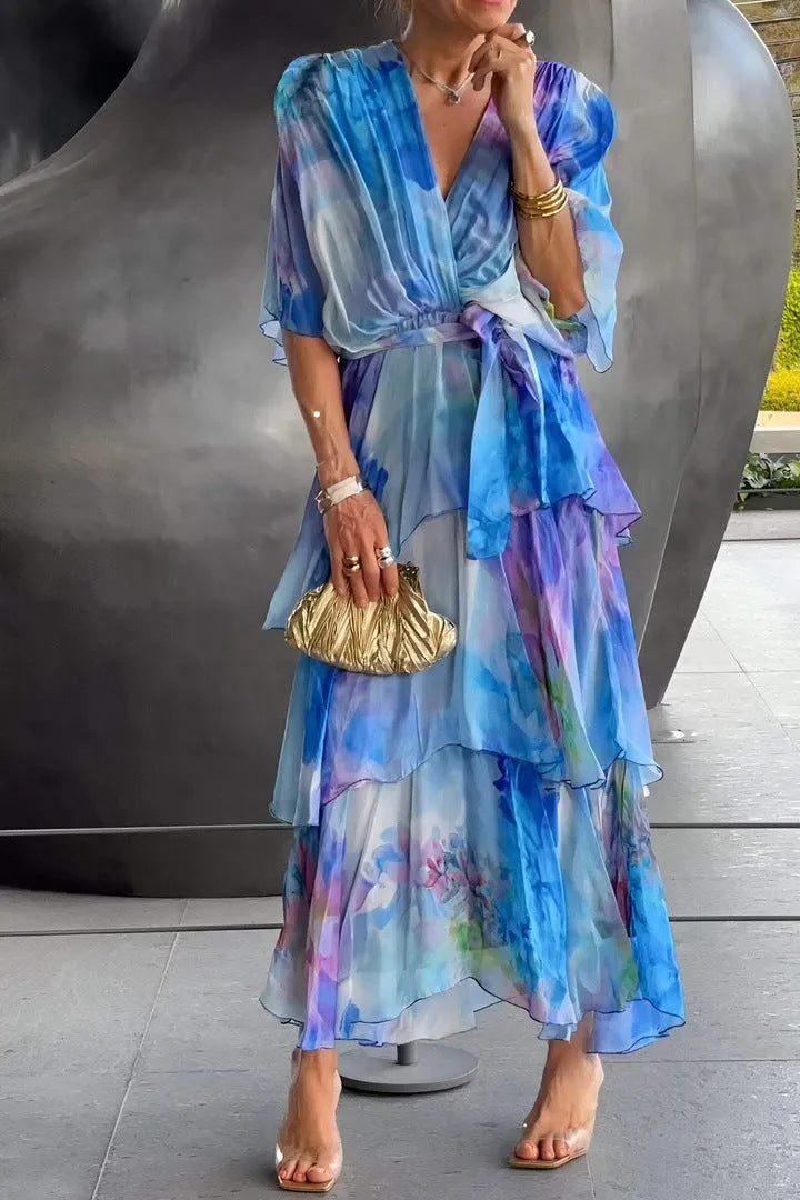 Emeline New York™ | Layered Floral Sun Dress