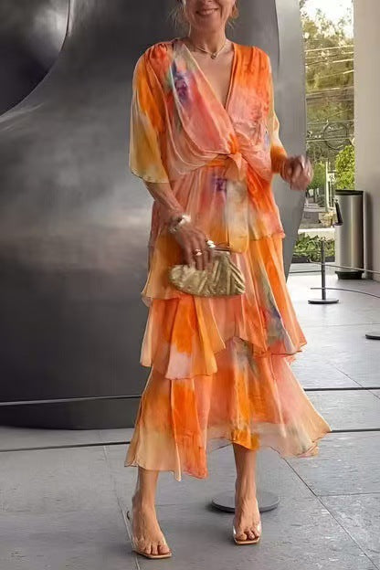 Emeline New York™ | Layered Floral Sun Dress