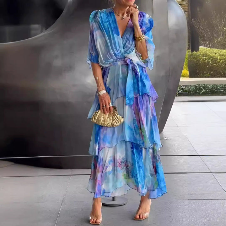 Emeline New York™ | Layered Floral Sun Dress