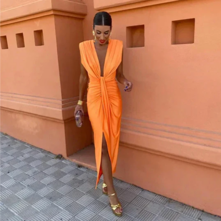 Emeline New York™ | Elegant Pleated Dress