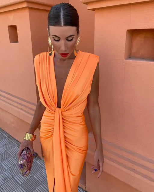 Emeline New York™ | Elegant Pleated Dress