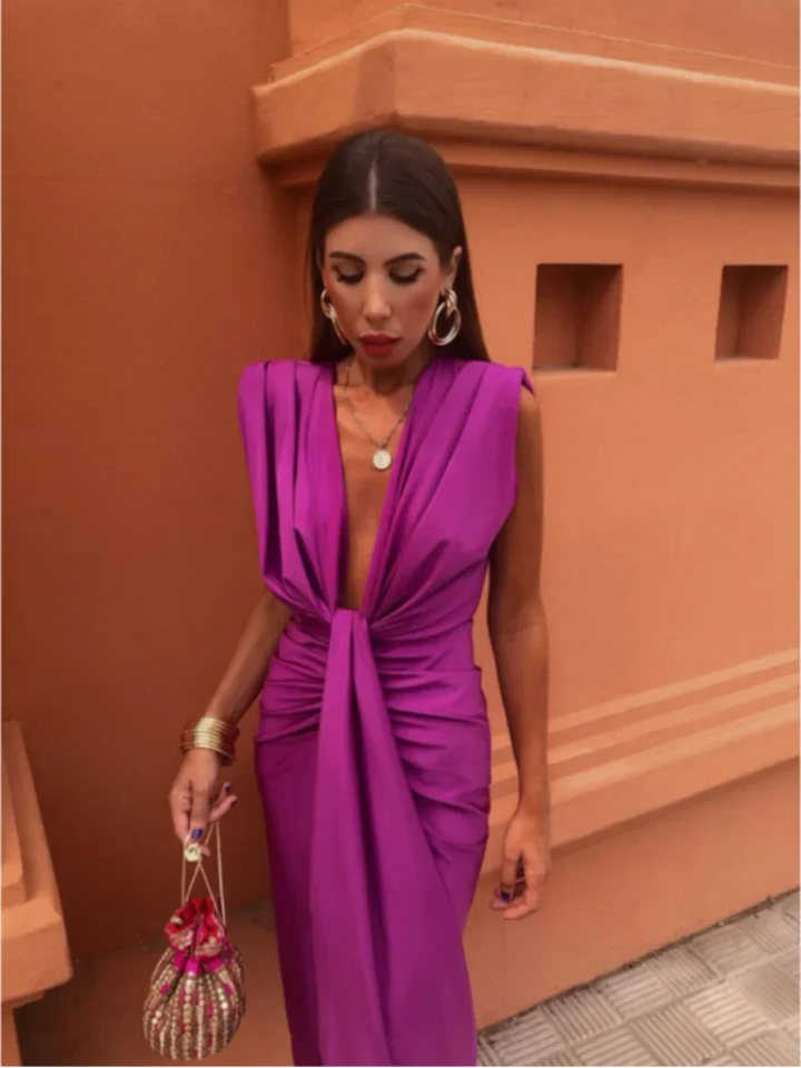Emeline New York™ | Elegant Pleated Dress