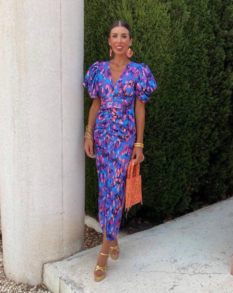 Emeline New York™ | Dress with Puff Sleeves
