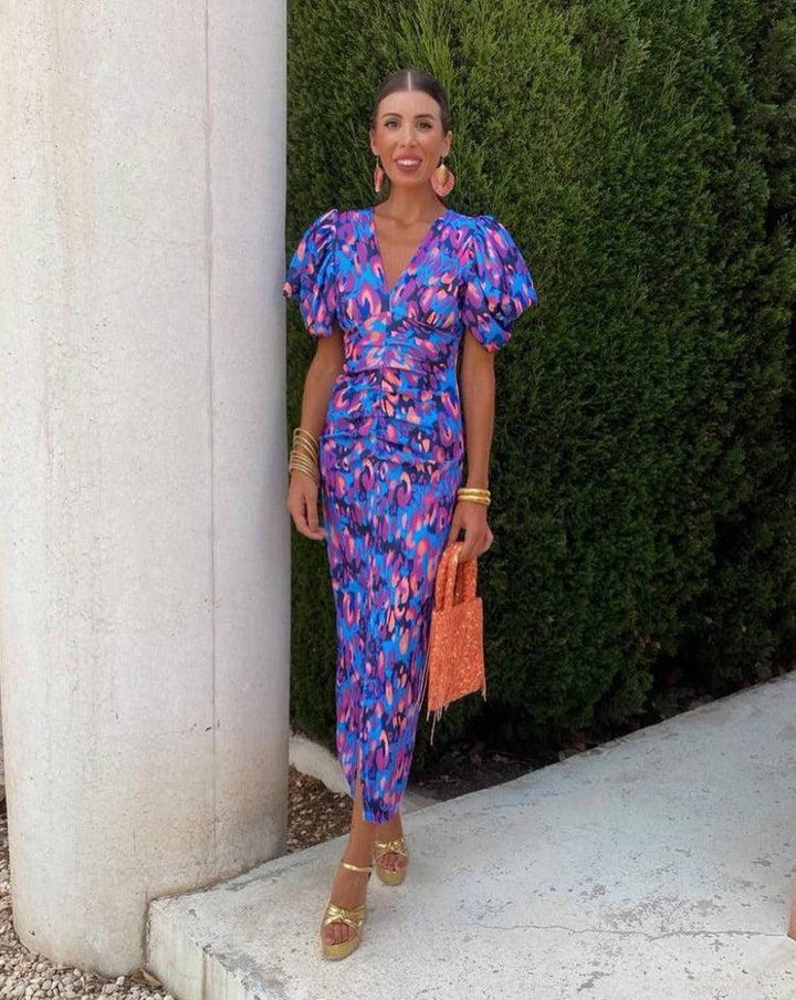 Emeline New York™ | Dress with Puff Sleeves