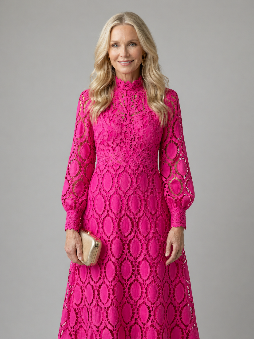 Emeline New York™ | Lace Midi Dress