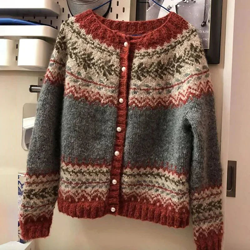 Adeline | Vintage Icelandic Cardigan
