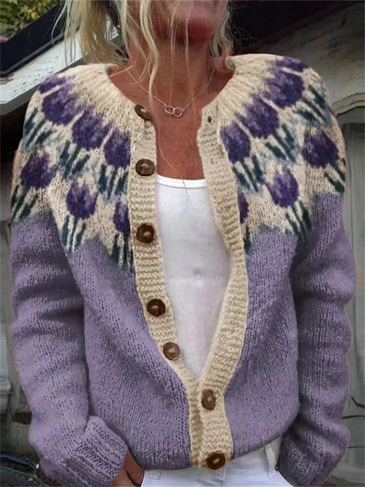 Adeline | Vintage Icelandic Cardigan