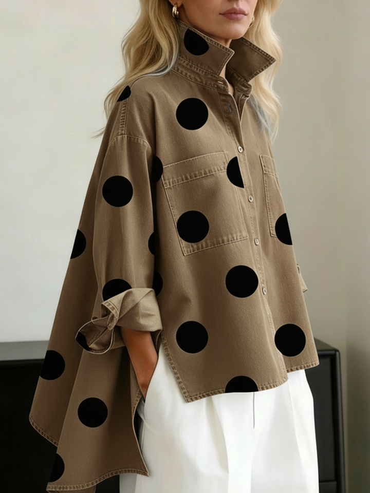 Peggy — Polka Dot Overshirt