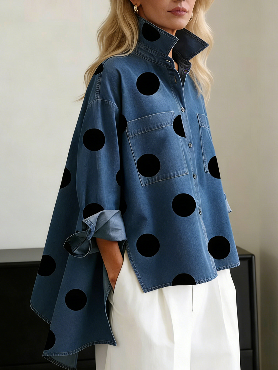 Peggy — Polka Dot Overshirt
