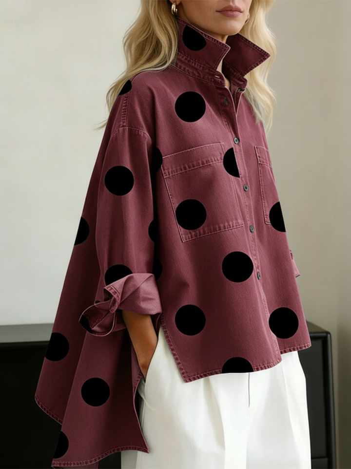 Peggy — Polka Dot Overshirt