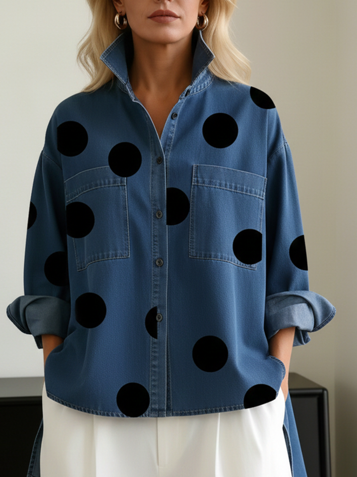 Peggy — Polka Dot Overshirt