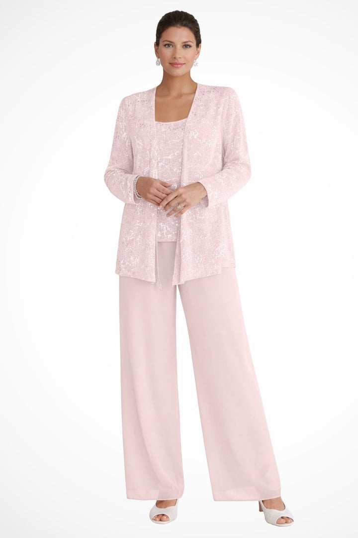 Luna | Elegant Layered Three-Piece Pants Set for Women