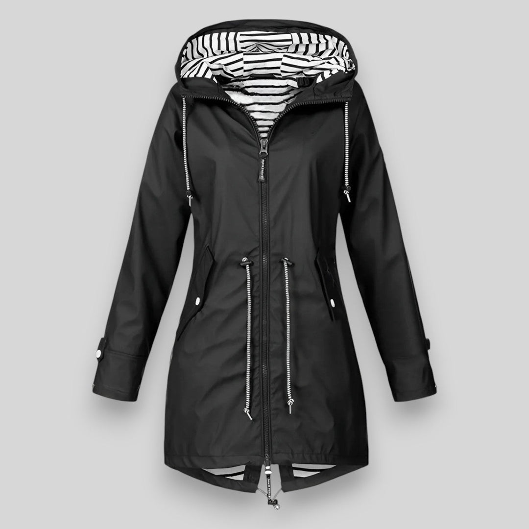 Elise | Waterproof Longline Rain Jacket